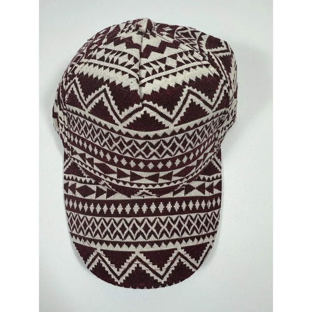 Fashion Baseball Caps Assorted Burgundy Black White Mix & Match Hats Lot Of 4